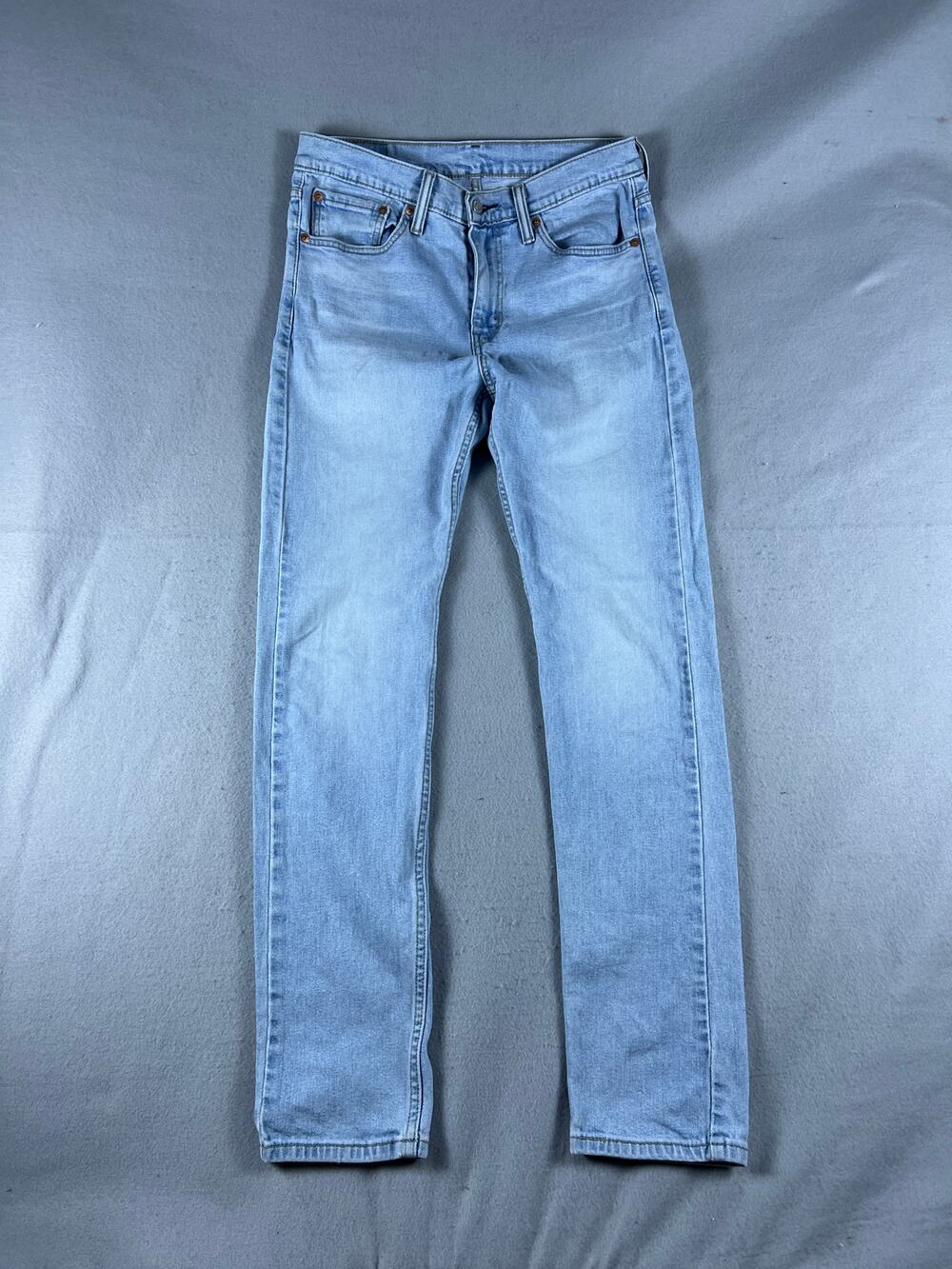 Levi's 510 Skinny Fit Jeans Mens 31x32 Blue Light Wash Stretch Denim